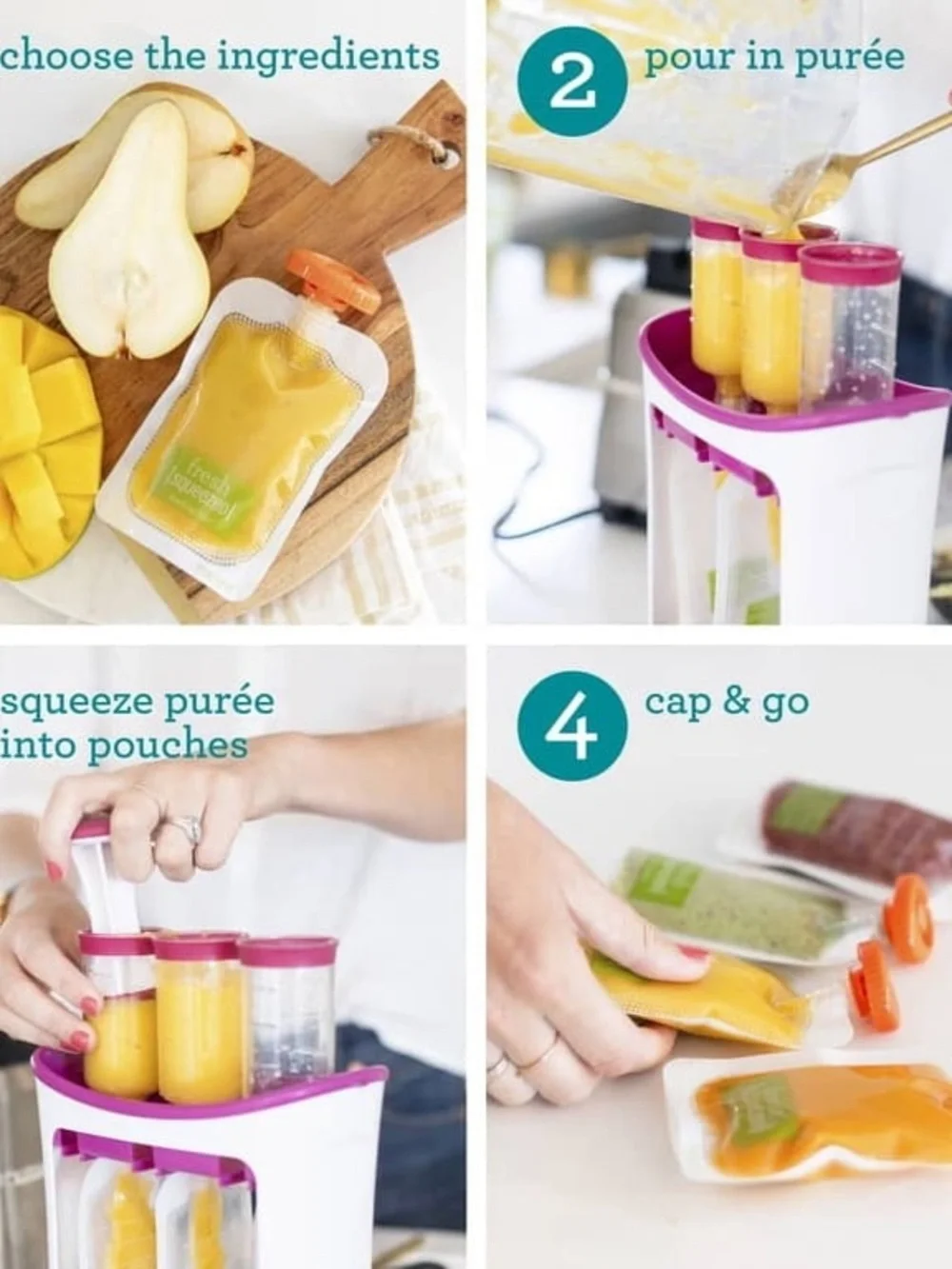 Infantino Fresh Squeeze Station for Babies and Toddlers